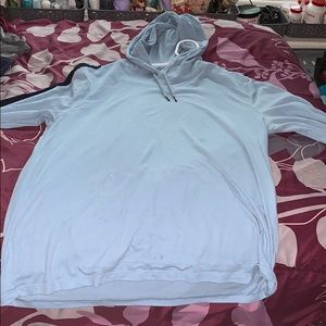 Baby blue streaked sweater